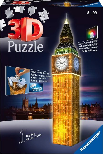 Puzzle Big Ben at Night 216pcs Ravensburger (12588) - Image 3