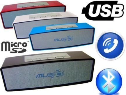 Φορητό Bluetooth MP3 digital speaker WS-636 with FM radio TF Card Media Player (OEM)