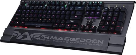 Μηχανικό Gaming Πληκτρολόγιο Armaggeddon MKA-9C Psychraptor with 6 colours backlight-Red Switches (MKA9CR) - Image 2