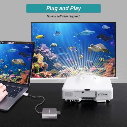 USB Type C (Thunderbolt) to HDMI 4 K UHD, Benfei USB 3.1 (USB) to HDMI Adapter Male to Female Cable Adapter Converter for Apple MacBook 2015-2017 [2016] BENFEI - Image 5