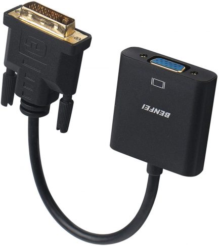Active DVI-D to VGA Adapter, Benfei DVI-D 24+1 to VGA Male to Female Adapter - Image 2