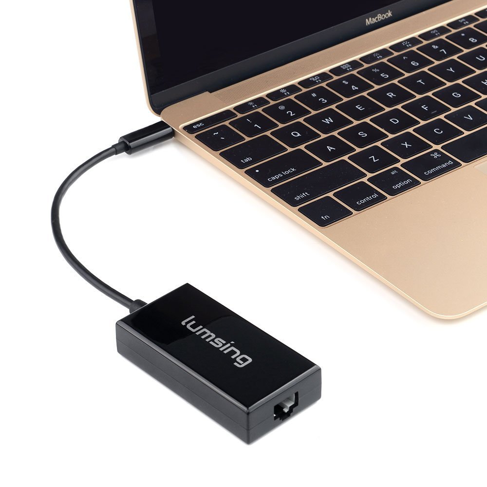 Lumsing® USB 3.1 Type-C to RJ45 LAN Ethernet Port & 2 x USB 3.0 Hub for USB Type-C Devices (Including New 12" Macbook, Google Chromebook Pixel, Microsoft Surface Pro 4) - Image 5