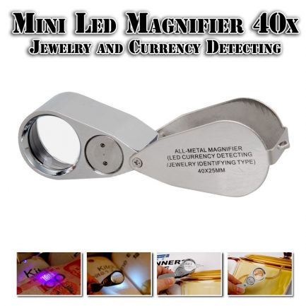 Μεγεθυντικός Φακός - Λούπα Κοσμημάτων 40x με LED & Ανίχνευση Πλαστών Χαρτονομισμάτων Νο.9890 - Image 2