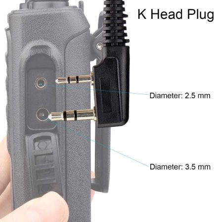 Ακουστικά αέρος με Μικρόφωνο για Walkie Talkies 2 Pin With Mic for Linton Retevis Kenwood Baofeng BF-888s UV-5r UV-82 and Luiton LT-316 - Image 3