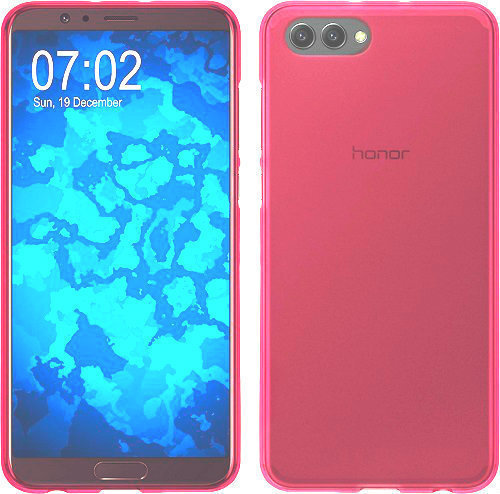Huawei Honor 10 - Λεπτή Θήκη Σιλικόνης Solid Pοζ Φωσφορίζε Matte Finish (oem)