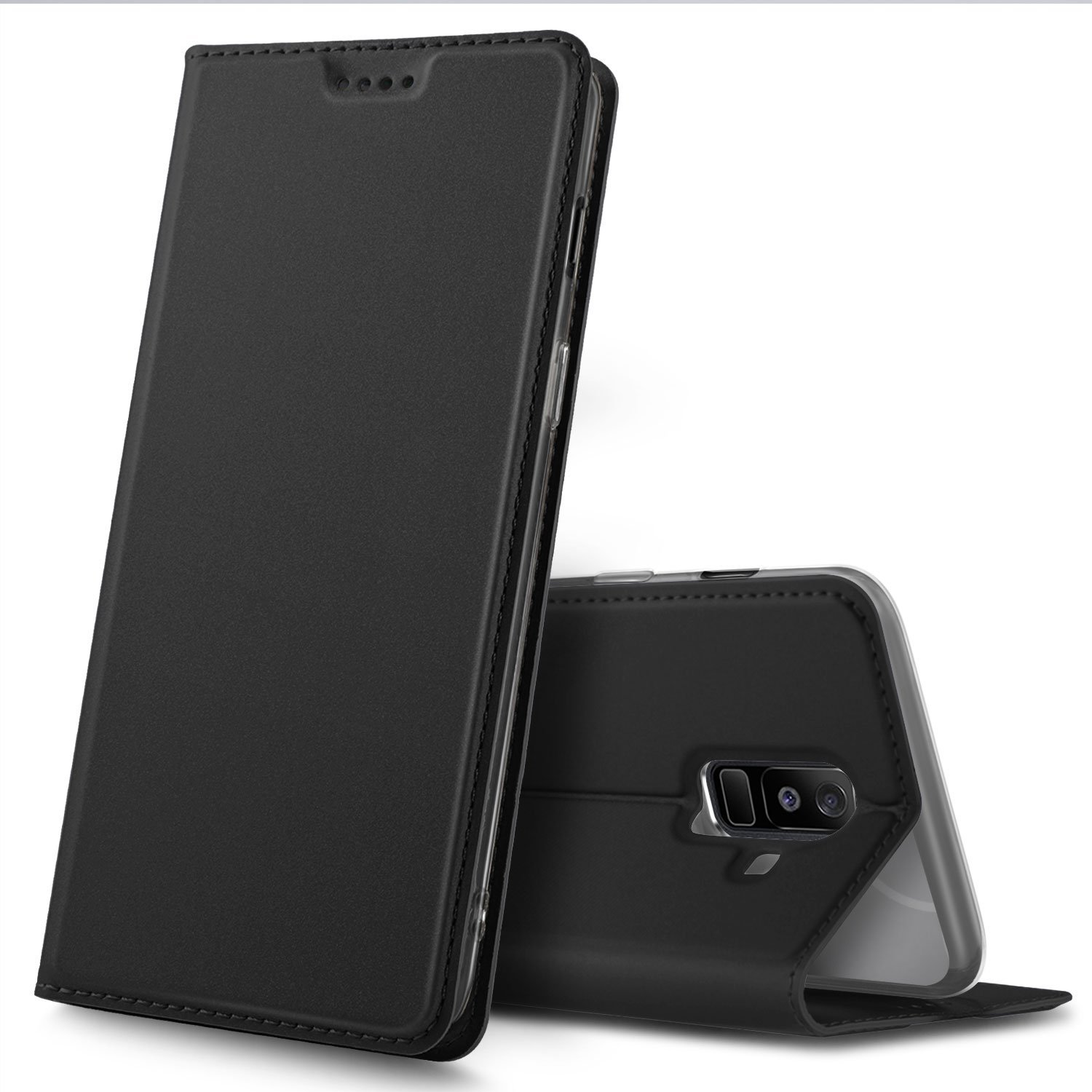 Samsung Galaxy A6 Plus 2018 -Δερμάτινη Μαγνητική Αναδιπλούμενη Book ...