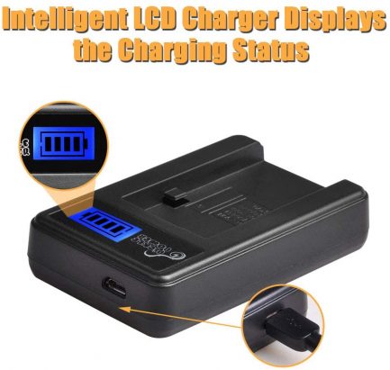 Φορτιστής πρίζας  για NP-FV50 NP-FV30 NP-FV70 NP-FV100 Battery Charger for SONY HandyCam HDR-XR150 HDR-XR150E HDR-XR155 DCR-DVD108, DCR-DVD308, DCR-DVD408, DCR-HC28, DCR-HC38 HDR-CX100, HDR-CX100/R HDR-SR10D, HDR-SR11 Digital Camera - Image 4