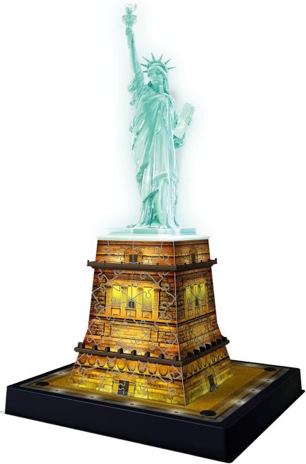 Ravensburger Παζλ 3D Άγαλμα Της Ελευθερίας Night Edition (12596) - Image 4