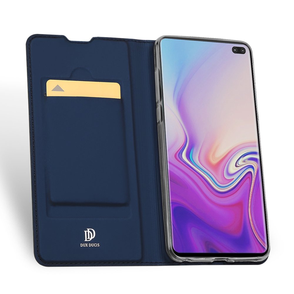 DUX DUCIS Skin Pro Bookcase type case for Samsung Galaxy S10 Plus blue - Image 3