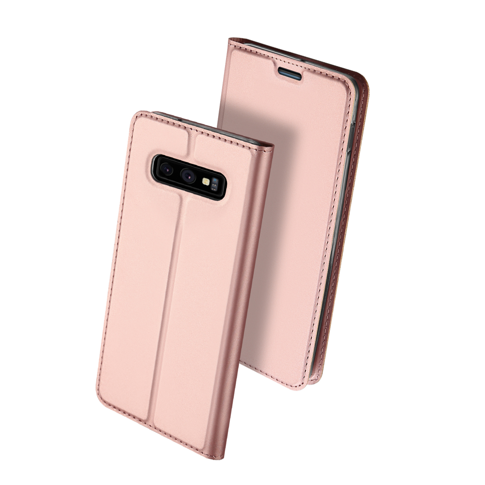 DUX DUCIS Skin Pro Bookcase type case for Samsung Galaxy S10e Gold Rose - Image 2