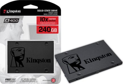 Kingston Δίσκος SSD SA400 SATAIII 2.5'' 240GB (SA400S37) (KINSA400S37/240G) - Image 2