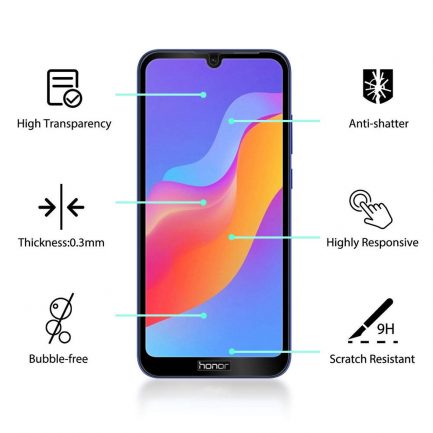 Huawei Y6 Pro 2019 - Tempered Glass 6D Curved Edge,HD Clear, Ultra-Thin Black (Με πλήρη εφαρμογή σε όλα τα σημεία και όχι μόνο στις άκρες.) - Image 2