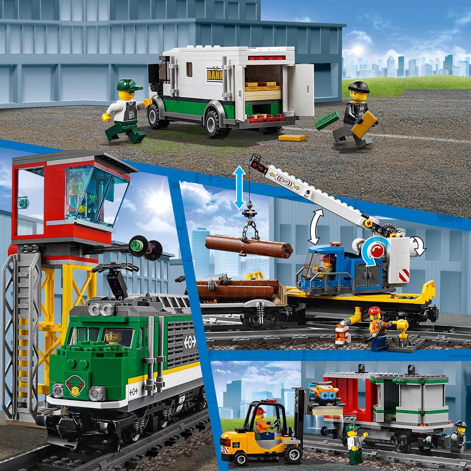 LEGO® City: Cargo Train (Φορτηγό Τρένο) 60198 - Image 6