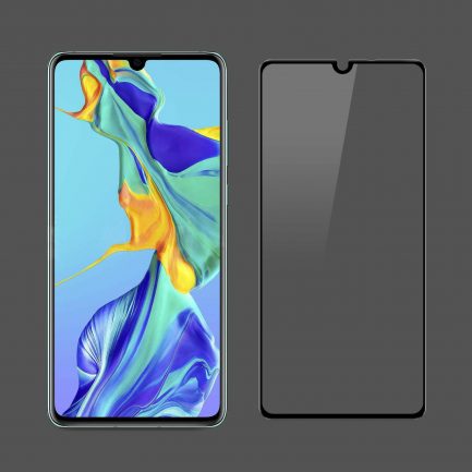 Huawei P30 - [Full Coverage] Full Tempered Glass 5D Curved 9H Black(Με πλήρη εφαρμογή σε όλα τα σημεία και όχι μόνο στις άκρες.) - Image 2