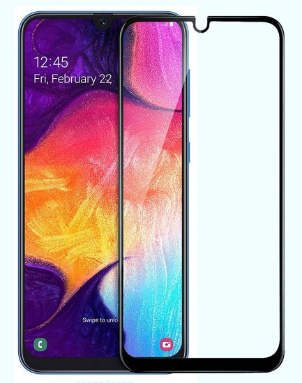 Samsung Galaxy A30 - [Full Coverage] Full Tempered Glass 5D Curved 9H Black(Με πλήρη εφαρμογή σε όλα τα σημεία και όχι μόνο στις άκρες.) - Image 2