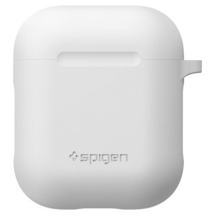 Spigen Airpods Case Θήκη Σιλικόνης για Airpods - White (066CS24809) - Image 2