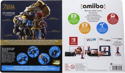 Nintendo Amiibo The Legend of Zelda Breath of the Wild - Champions Figures 4 Pack - Image 2
