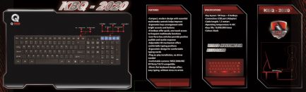 Ενσύρματο USB Πληκτρολόγιο Multimedia Q-tech KBQ-2020 - Image 3