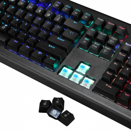 Marvo KG959G - Gaming Μηχανικό Πληκτρολόγιο Με Φωτιζόμενα Πλήκτρα RGB - Image 3