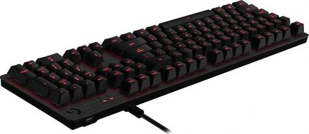 Logitech G413 Carbon Red Mechanical Gaming Keyboard Part No: 920-008310 - Image 4