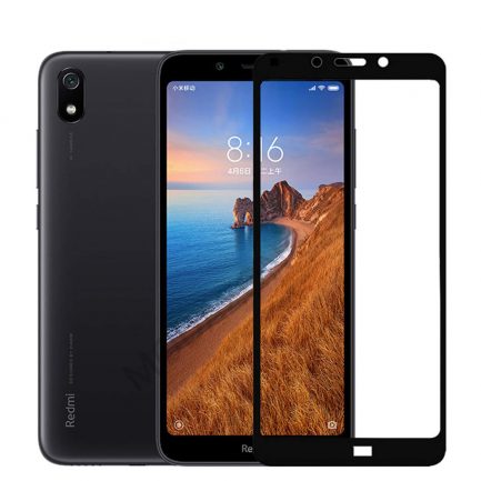 Xiaomi Redmi 7A-  [Full Coverage] Full Tempered Glass 5D Curved 9H Black(Με πλήρη εφαρμογή σε όλα τα σημεία και όχι μόνο στις άκρες.) - Image 2