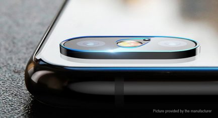 Apple iPhone Xs Max 6.5"  -Tempered glass Ultra Thin Transparent Clear Back Rear Camera Lens (oem) - Image 2