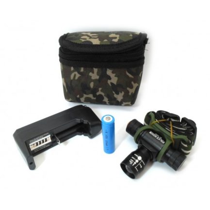 Bailong Police BL-6660 Police 50000w Επαναφορτιζόμενος Φακός Κεφαλής Zoom in X1/Zoom-Out X2000 - Image 2