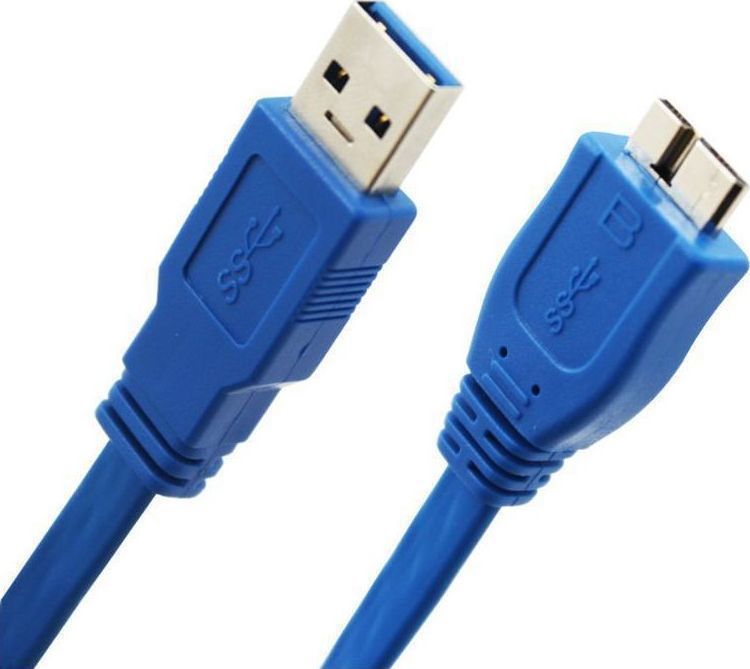 Powertech Regular USB 3.0 to micro USB Cable Μπλε 1.5m (CAB-U004)