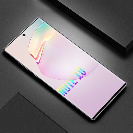 Samsung Galaxy Note 10 - Tempered Glass [HD Clear][No Bubbles][9H Hardness][Anti-Fingerprint] [Full Coverage] 6D Black(Με πλήρη εφαρμογή σε όλα τα σημεία και όχι μόνο στις άκρες.) - Image 4