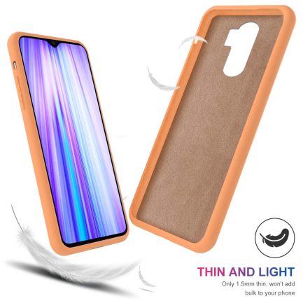 Xiaomi Redmi Note 8 Pro - Slim Liquid Silicone Gel Rubber Case Soft Touch Back Cover Coral (oem) - Image 2