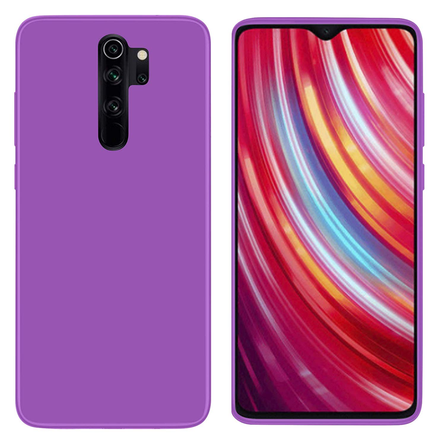 Xiaomi Redmi Note 8 Pro Slim Liquid Silicone Gel Rubber Case Soft