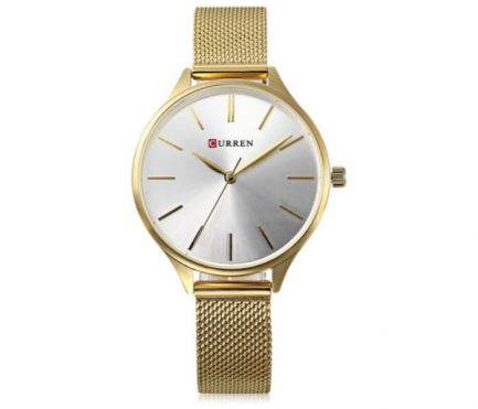 CURREN Women Watches Top Brand Luxury Ladies Watch Stainless Steel Band Classic Dress Bracelet Female Clock 9024 Gold / Silver - Image 2