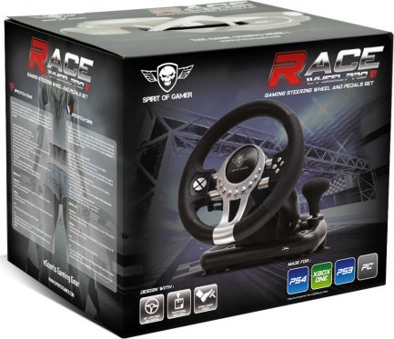 Spirit of Gamer R-Ace Wheel Pro 2 for PC, PS3, PS4, XBOX One (SOG-RWP2) - Image 7