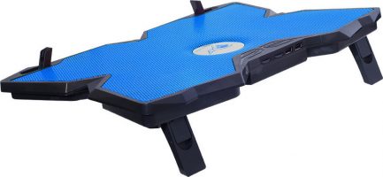 Spirit of Gamer Cooler Air Blade 500 for Laptops 17.3",with 4 Fans (SOG-VE500BL) Blue - Image 2