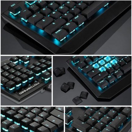 Motospeed CK95/K95 Wired Mechanical Keyboard Single Blue Backlit Blue Switch GR Layout - MT00194 - Image 2