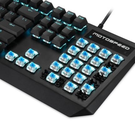 Motospeed CK95/K95 Wired Mechanical Keyboard Single Blue Backlit Blue Switch GR Layout - MT00194 - Image 3