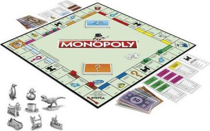 Παιχνιδολαμπάδα Hasbro Επιτραπέζιο Παιχνίδι Monopoly με Νέα Πιόνια για 2-6 Παίκτες 8+ Ετών (C1009/Greek) - Image 2