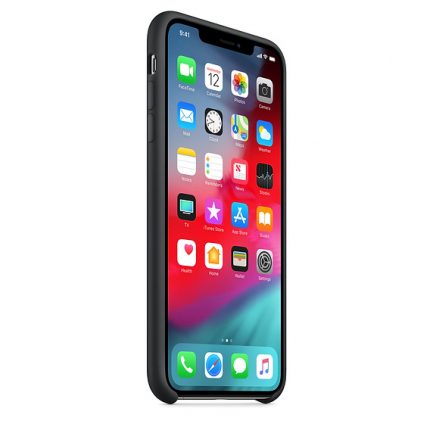 Original Θήκη iPhone XS Max - Apple Silicone Case - Black MRWE2ZM/A - Image 4