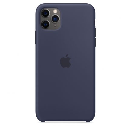 Original Apple Silicone Case Midnight Blue (iPhone 11 Pro Max) MWYW2ZM/A - Image 2