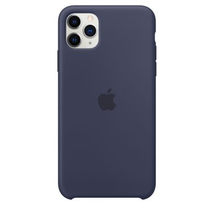 Original Apple Silicone Case Midnight Blue (iPhone 11 Pro Max) MWYW2ZM/A - Image 3