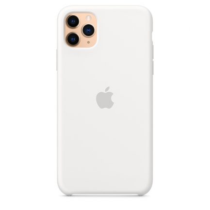 Original Apple Silicone Case Λευκό (iPhone 11 Pro Max) (MWYX2ZM/A) - Image 5