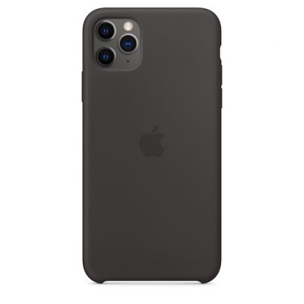 Original  Apple Silicone Case Μαύρο (iPhone 11 Pro Max) (MX002ZM/A) - Image 2
