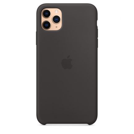 Original  Apple Silicone Case Μαύρο (iPhone 11 Pro Max) (MX002ZM/A) - Image 4