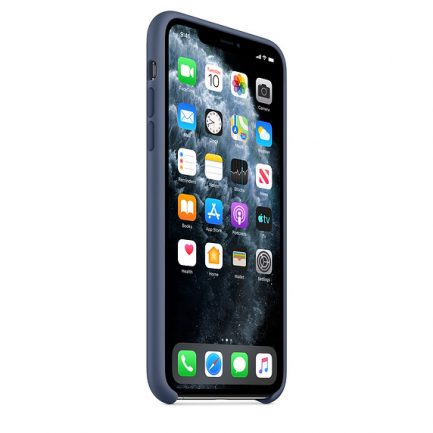 Original  Apple Silicone Case Alaskan Blue (iPhone 11 Pro Max) MX032ZM/A - Image 6
