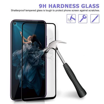 Huawei Honor 20/Honor 20s/Nova 5T - Tempered Glass [Full Coverage] (Με πλήρη εφαρμογή σε όλα τα σημεία και όχι μόνο στις άκρες.) - Image 2