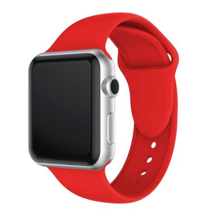 Ανταλλακτικό λουράκι Silicone Band for Apple Watch 42/44mm (Red ) - Image 2