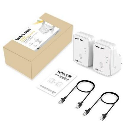 Wavlink NWP502M2 Powerline Διπλού Kit για Ενσύρματη Σύνδεση και 2 Θύρες Ethernet - Image 2