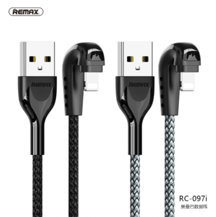 Remax Cable Heymanba Series Gaming 3.0A For Lightning Black MOQ:90 (RC-097i) (100cm) - Image 3
