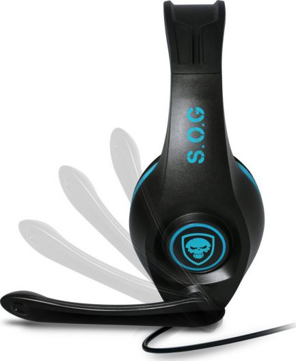 Spirit of Gamer "PRO-H5" Blue - Gaming Headset with Microphone and Padded Cushions - Double Jack With Console Adapter - Lightweight for Gamer - PS4 / SWITCH / XBOX ONE And PC Compatible - Image 4