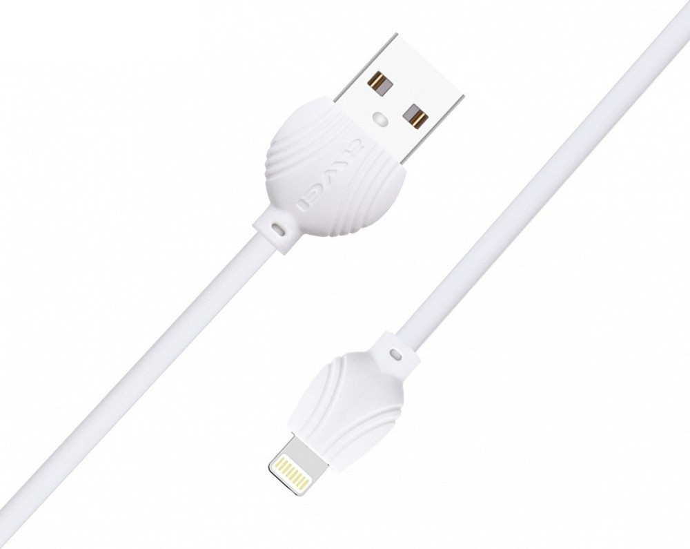 Awei Regular USB to Lightning Cable Λευκό 1m (CL-63)